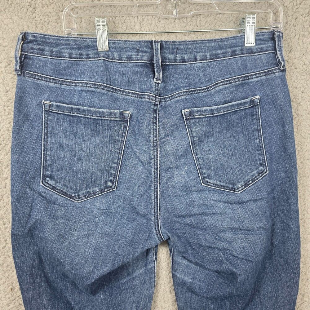 Athleta Sculpttek Skinny Jeans Women Size 10 Blue Denim Stretch Pants - Picture 7 of 11